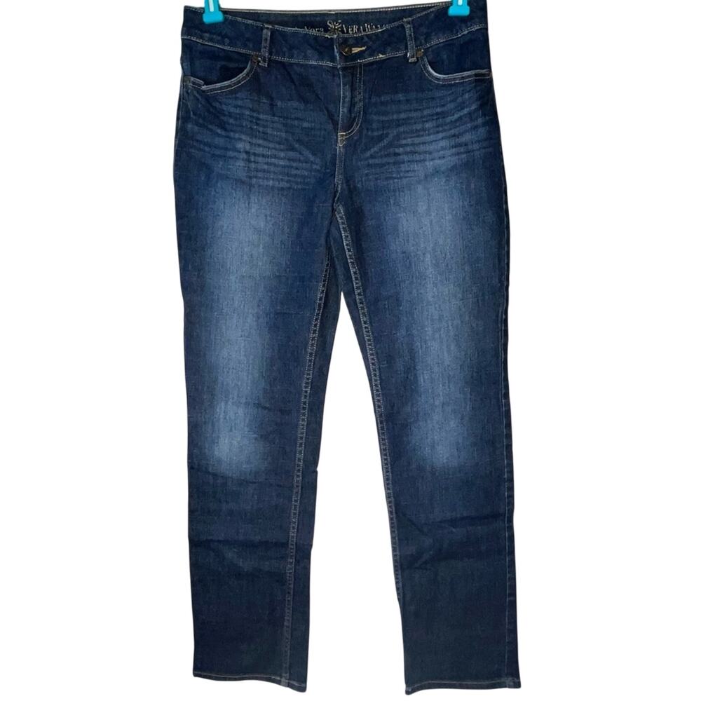 Simply Vera Vera Wang Straight Leg Jean Size 8